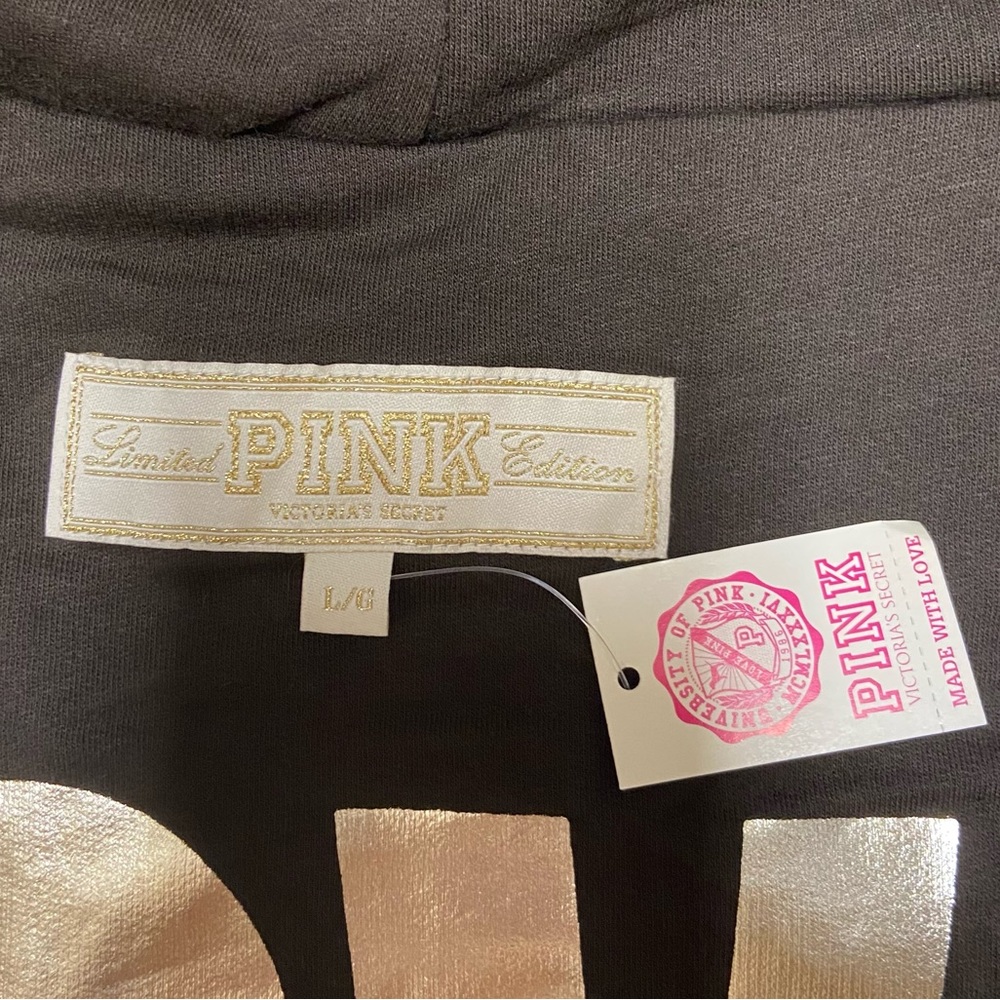 PINK VS LIMITED EDITION 2011 FASHION SHOW EXCLUSIVE FUR FULL ZIP HOODIE - Picture 6 of 6